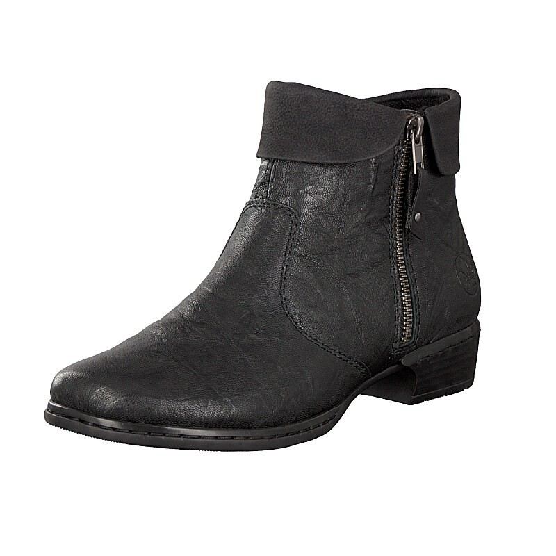 Damske Cizmy Rieker 72260-01, Čierne